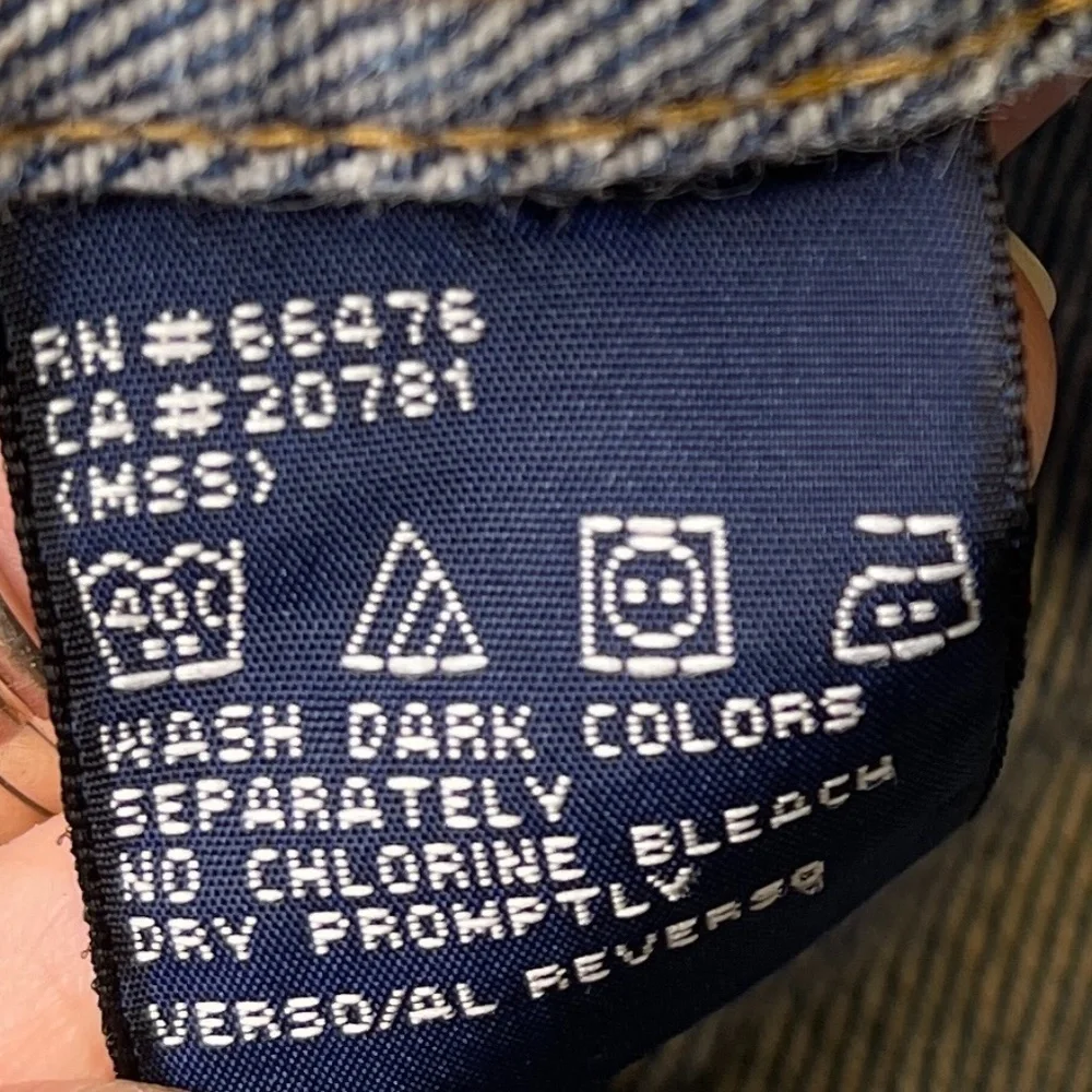Tommy Jeans VTG Y2K VSCO Unisex Denim Jean Jacket - Picture 15 of 16